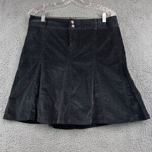 Athleta Soft Velour Velvet Flat Front Skirt Women's Size 6